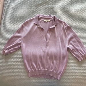 Tibi lavender shirt